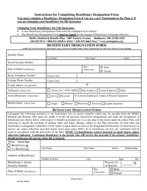 Fillable Online mebaplans COMPLETE BOTH PAGES OF THIS FORM SIGN AND ...