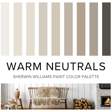 Warm Color Palettes For Homes Warm Neutrals Sherwin Williams Paint