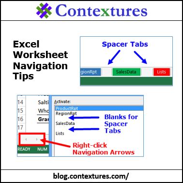 Excel Navigation Tips 的图像结果