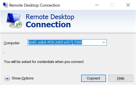 Remote Desktop IPv6 - Generalist