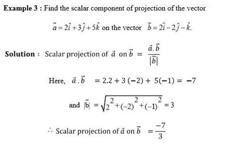 Find the scalar component of projection of the vector a = 2i + 3j + 5k ...