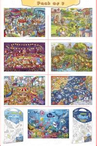 GIANT AT THE MALL COLOURING Charts, GIANT PRINCESS CASTLE COLOURING ...