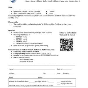 Waldron Jr-Sr High School Alumni Gathering, 102 East Street, Waldron ...