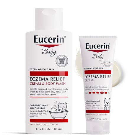 Crema y Gel de Baño para Eczema Infantil Eucerin (400 ml) + Crema para Eczema Infantil (226 ml ...
