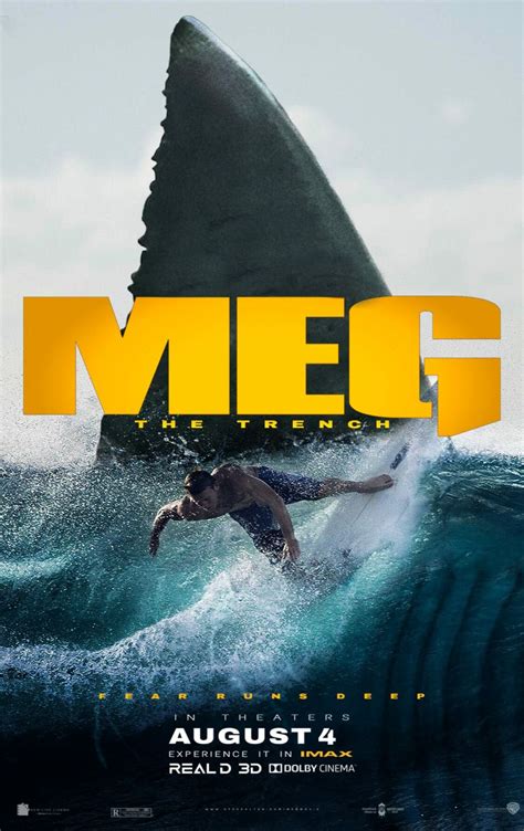 Mächtiger Hai: Erstes US-Poster zum Sequel von "Meg" erschienen - Scary ...