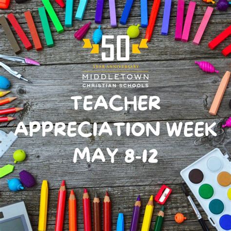 Teacher Appreciation Week - Middletown Christian Schools