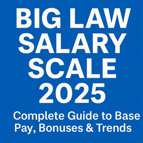 Big Law Salary Scale: Complete Guide to Base Pay, Bonuses & Trends ...
