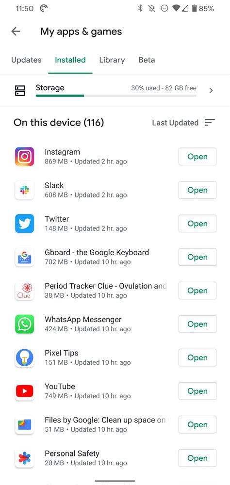 Nell'elenco delle app aggiornate del Google Play Store regna il caos