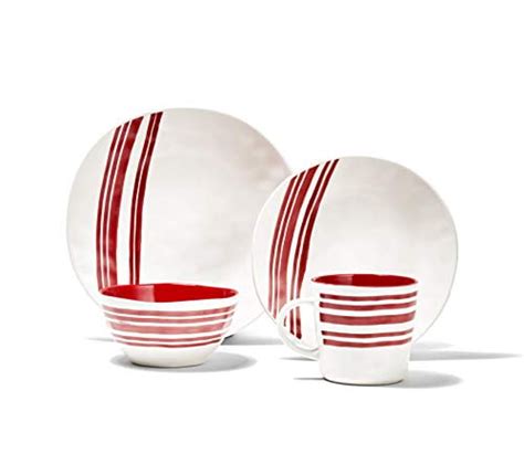 American Atelier Round Dinnerware Sets | Red & White | Ubuy India