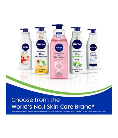 NIVEA Aloe Vera Gel Body Lotion with Smooth Skin Feel