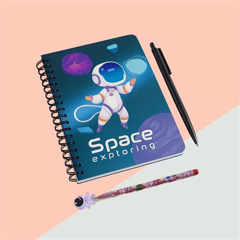 Space Diary + Pen + Pencil Combo Gift for Kids | Kiddospedia