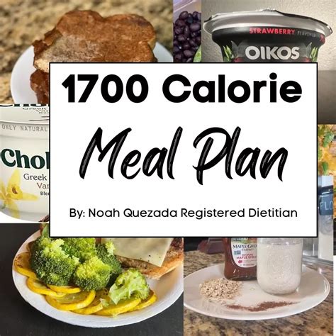 1700 calorie meal plan – Artofit