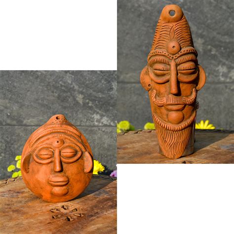 Pack of 2 Terracotta Shaded Mask – CreateYourTaste