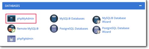 phpMyAdmin Update 的图像结果