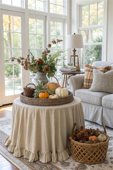 17+ Charming Skirted Side Table Ideas for Your Home