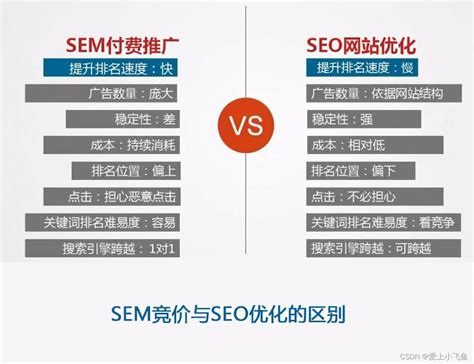 SEO和SEM之间的区别，如何正确选择网站优化和竞价？-【飞鱼浅谈】_爱上小飞鱼的博客-CSDN博客