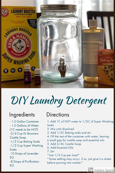 Laundry detergent recipe – Artofit