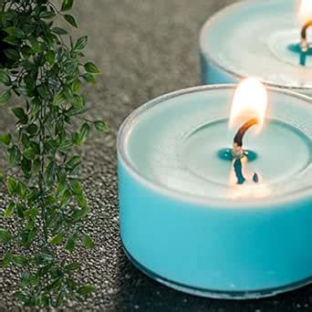 Aesthetics Scented Acrylic Tea Light Candles for Home Decoration and ...