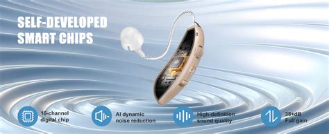 Aika 16 Channel RIC BTE Digital Hearing Aid Machine - Rechargeable ...