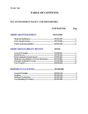 Fillable Online dss virginia M15 - Entitlement Policy and Procedures ...