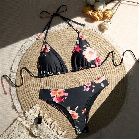 2025 European & American New Arrival Printed Bikini Set, Sexy Separate ...