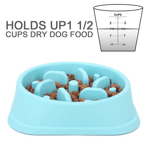 Pet dog bowl slow feeder anti-asphyxiation slow fe... - Vicedeal