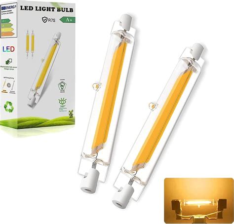 R7S LED 78 mm Dimmable, 10 W R7S 78 mm LED Bulbs Replacement for 100 W ...