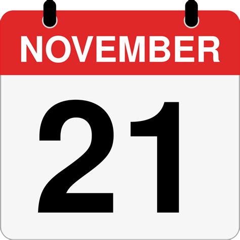 How Many Days Until November 21st? - Inch Calculator