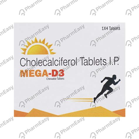 Megagem D3 60000 IU Capsule (4): Uses, Side Effects, Price & Dosage ...