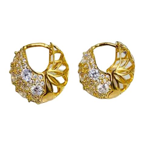 Gold Earrings Light Weight – Jewellery Hat