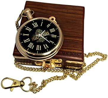 M.A & SONS COMPASS Unisex Personalized Analog Pocket Watch Fully ...