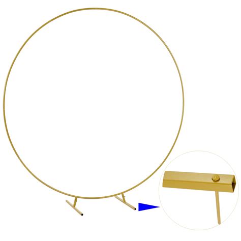 Buy Garfans Wedding Arch Circle Balloon Arch Frame Round Backdrop Stand ...