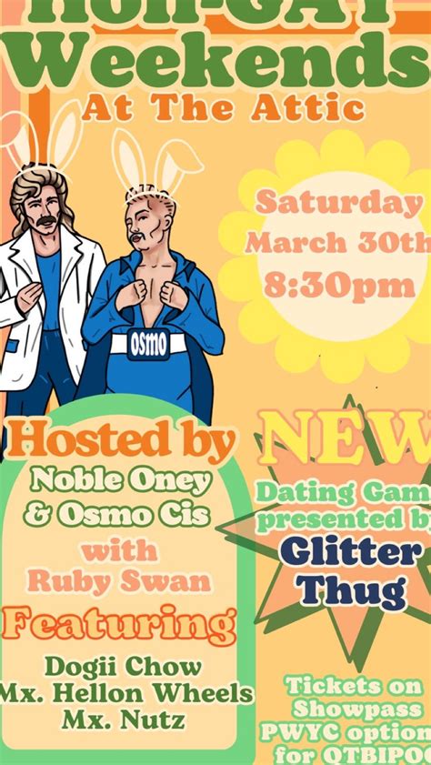 Holi-GAY Weekends Show, The Attic Bar & Stage, Calgary, 30 March 2024 ...