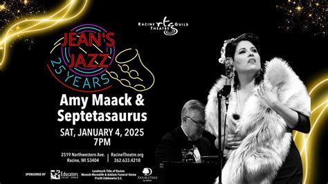 Amy Maack & Septetasaurus, Racine Theatre Guild, 4 January 2025 | AllEvents