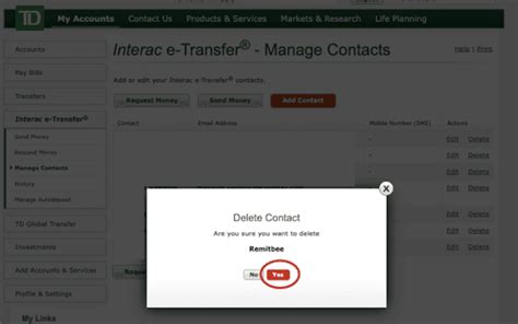 How to set up a e-transfer from TD Bank with Remitbee
