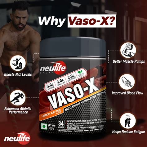 Vaso-X Nitric Oxide Booster | Elevate Power & Endurance – Neulife