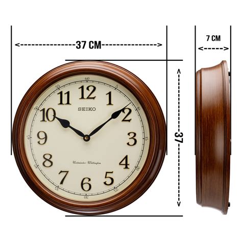 SEIKO ONLINE STORE QXD214B Dual Chimes Musical Clock – SEIKO CLOCKS INDIA