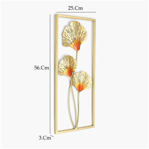 Buy VEDAS Mystical Indiana Metal Ginko Leaf Wall Accent from Vedas at ...