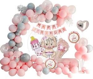 Flipkart.com | FLIPZONE Printed 1St Birthday Party Decorations Supplies ...
