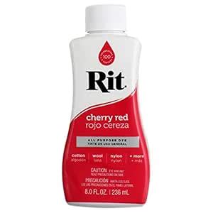 Rit 88230 8 Oz Cherry Red Liquid Dye 3pk : Amazon.in: Home & Kitchen