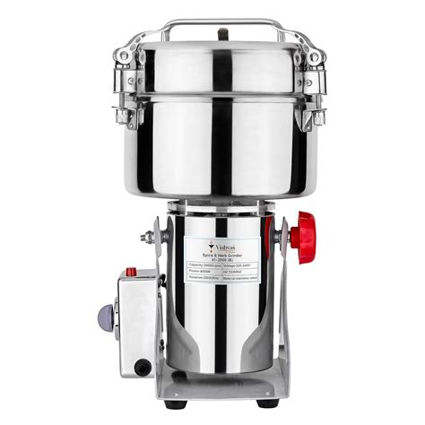 Buy Vishvas Powerful Masala Grinder Machine 2000gm Capacity - Fast and ...