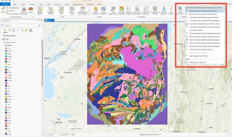 Raster Calculator ArcGIS 的图像结果