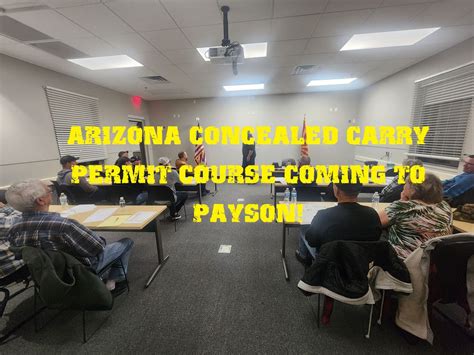 $20 Multi-State Concealed Carry Permit Course in Payson (Saturday class ...