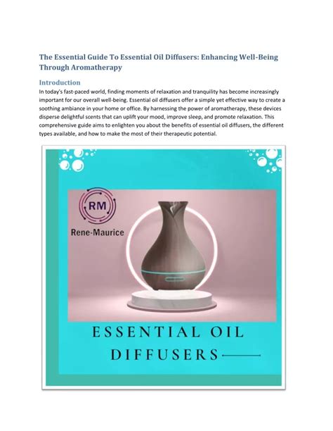 Image result for Using Essential Oils in Diffusers