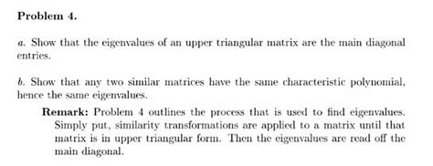 Image result for Upper Triangular Eigenvalue Formula