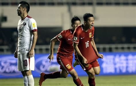 世预赛-黄博文武磊破门中国2-0卡塔尔