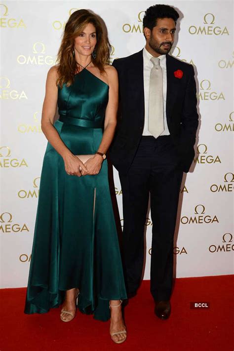 Cindy Crawford during the Omega Constellation Pluma collection launch party