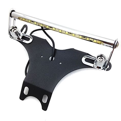 NBX- Black LED Light Fender Eliminator Tidy Tail No Logo for Compatible ...