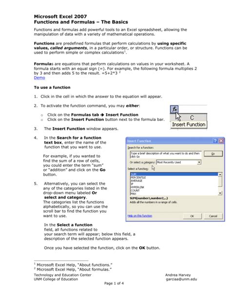Image result for Excel 2007 Functions