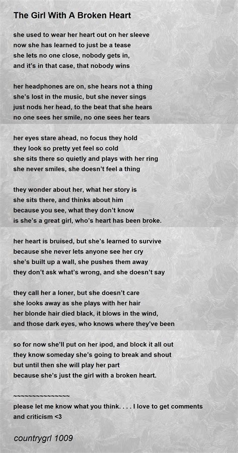 Fragile Heart Poem at Todd Bushman blog